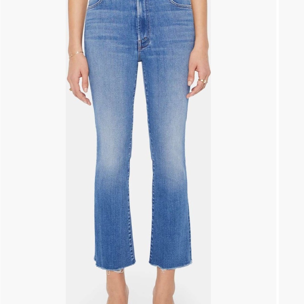 MOTHER The Hustler Ankle Fray Jeans, Size 25